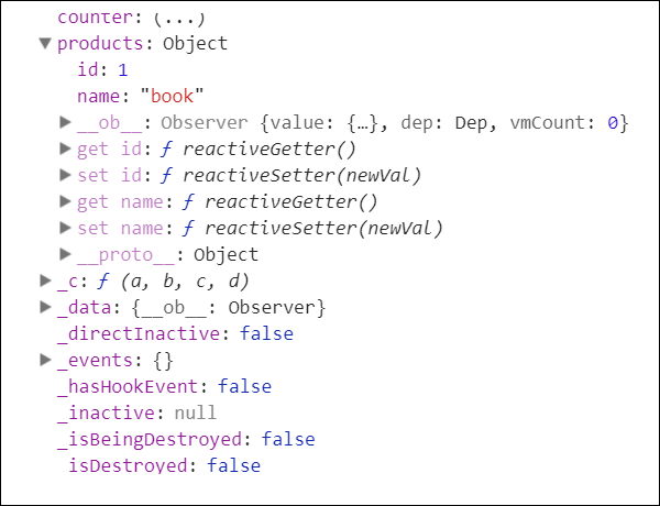 Vue.js 响应接口