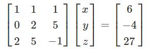 NumPy 线性代数