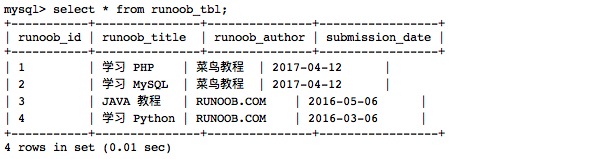 MySQL 插入数据