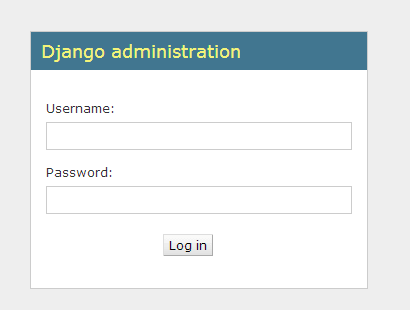 Django Admin 管理工具