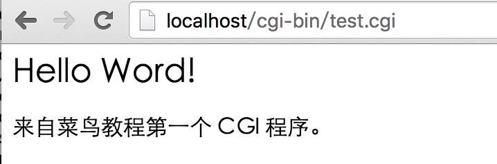 Perl CGI编程