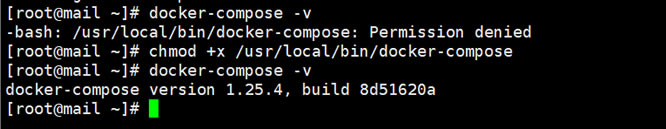 解决"/usr/local/bin/docker-compose: Permission denied"问题