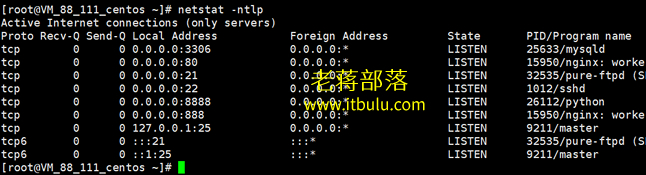 Linux查看端口占用情况 CentOS系统检查端口开启和关闭