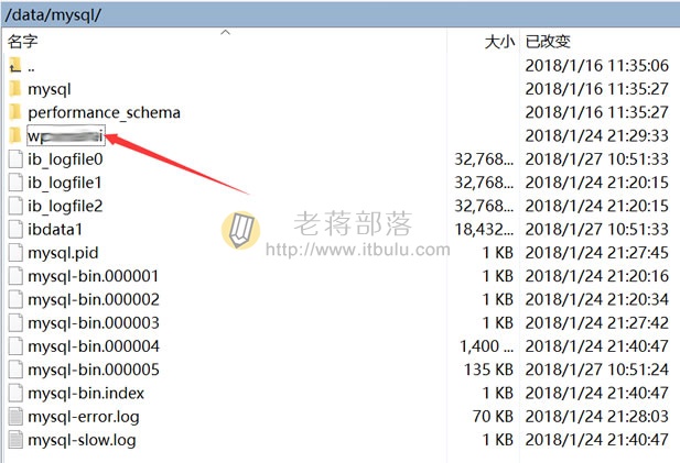 拷贝数据库原始文件