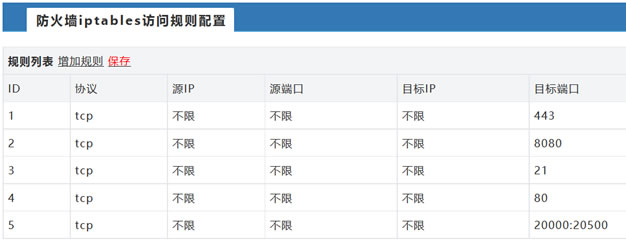 设置防火墙端口