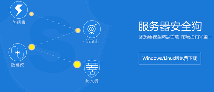 服务器安全狗Windows/Linux - 自动防护DDOS攻击、网页纂改、入侵及网站监控
