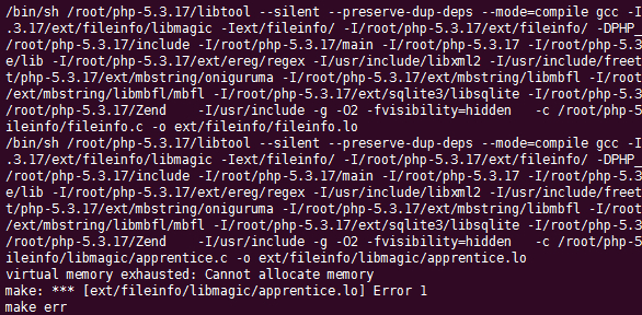 ext/fileinfo/libmagic/apprentice.lo] Error 1
