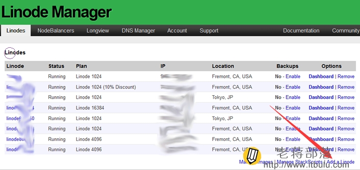 新增Linode VPS方案