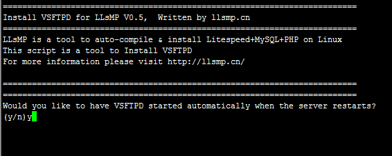 llsmp安装vsftpd