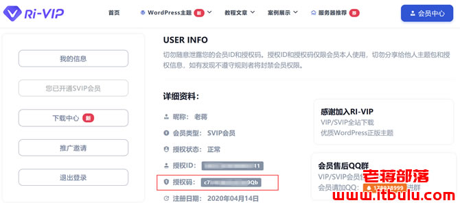 资源类网站项目实战运营系列教程（2） - RiPro主题安装和激活