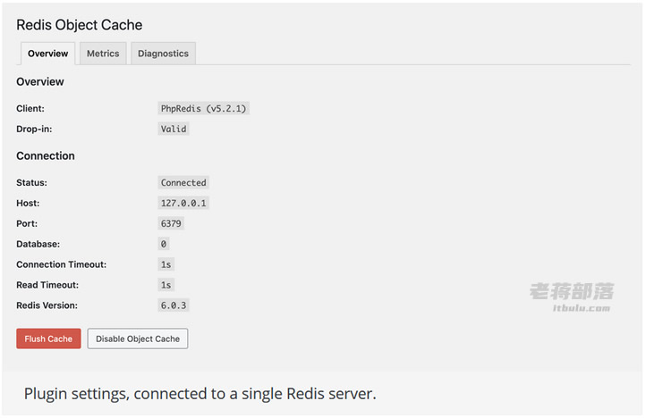 Redis Object Cache