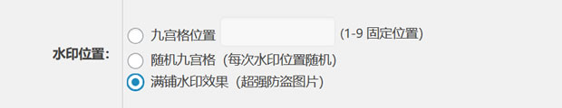 全功能WordPress水印插件 - WPWaterMark 实现随机和满铺水印效果
