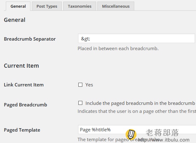 利用Breadcrumb NavXT插件